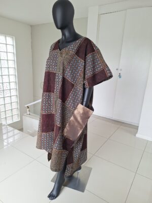 Ehlobo Midi Boubous - Brown