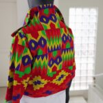 Viva Edit – Red Kente Cropped Kimono Jacket