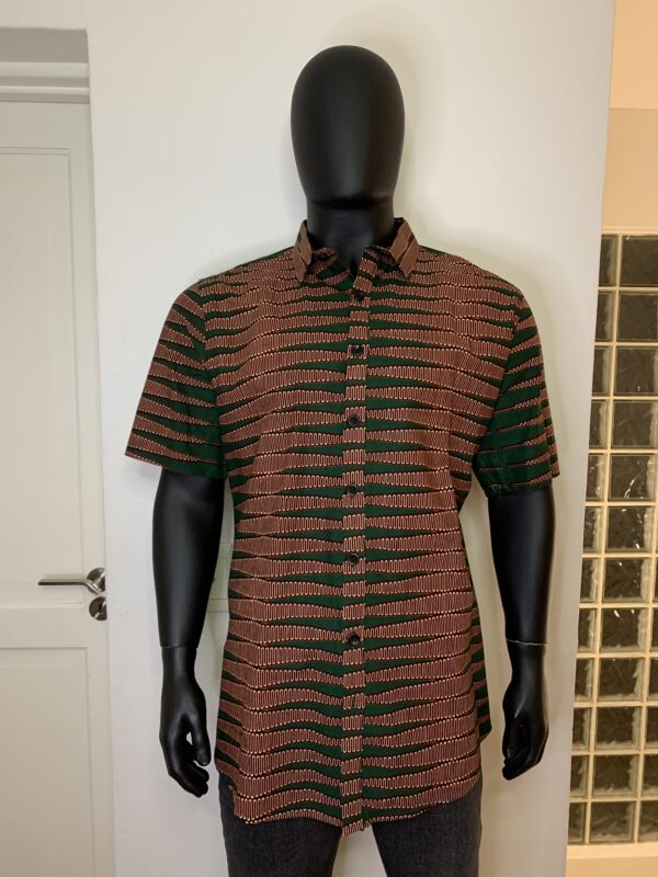 Nkrumah’s Pencils Shirt – Green