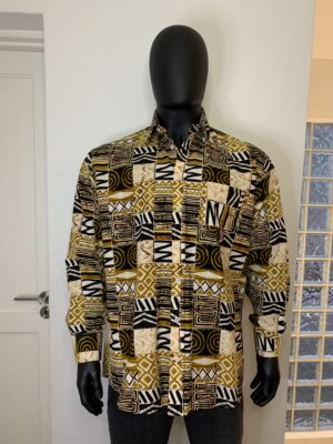 Bogolan Patch Shirt – Earth Edition