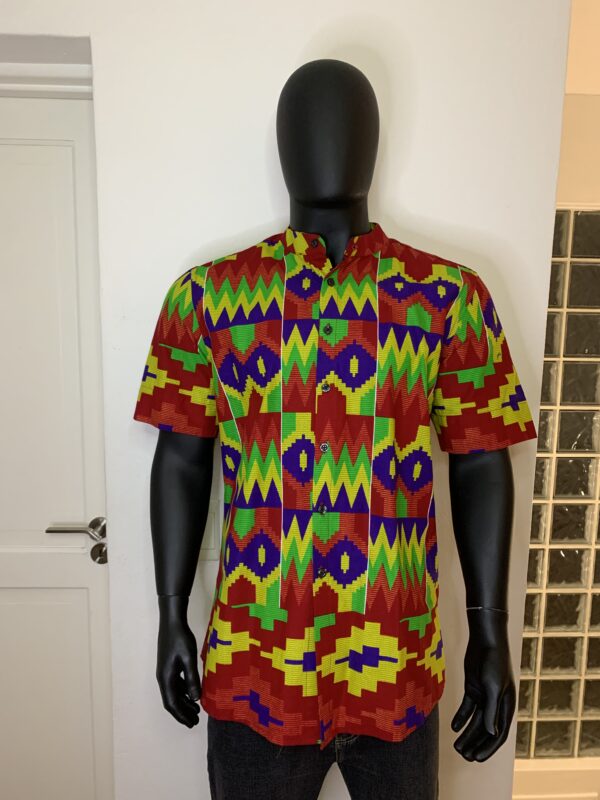Kwame Shirt – Classic Kente Print