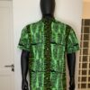 Tayo Shirt – Green Adire Print